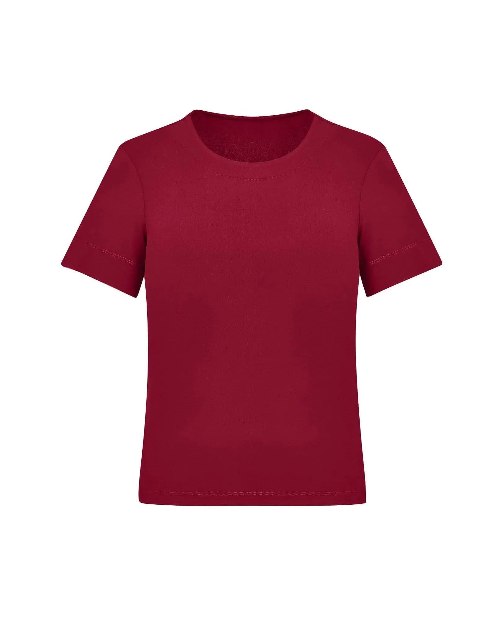Biz Care Womens Soft Jersey T-Top CS952LS Metro Workwear.